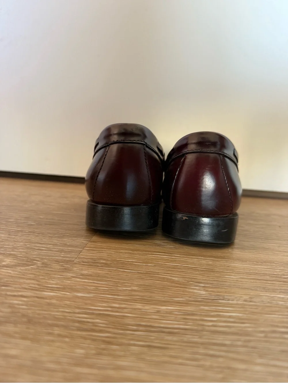G.H. Bass & Co. Burgundy Tassel Kiltie Loafers